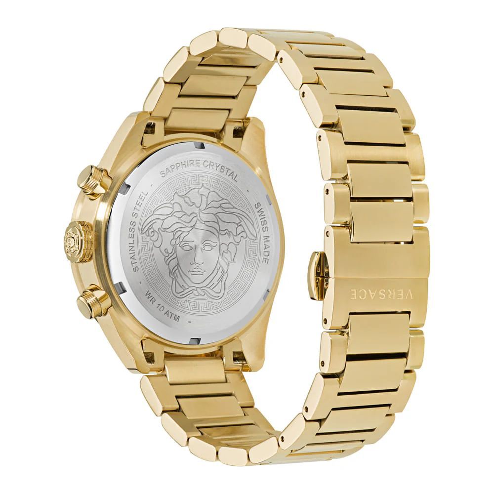 Gold Stainless Steel Dress Watch