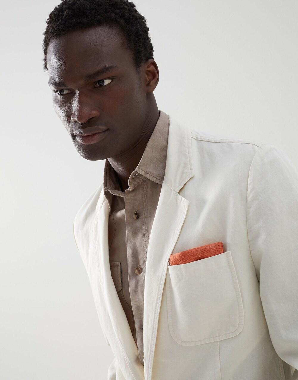 Bicolor Silk Pocket Square