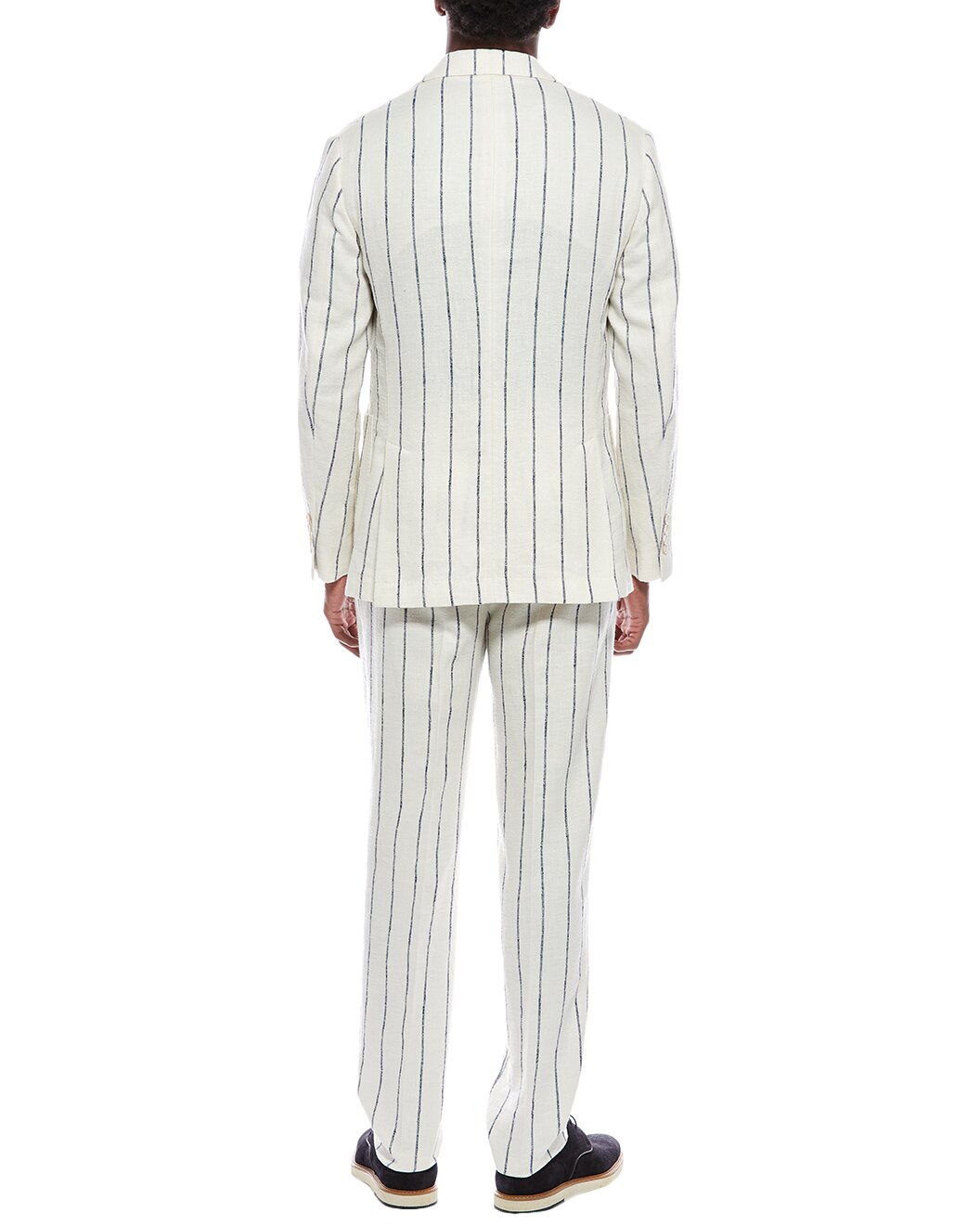 Bicolor Linen Blazer