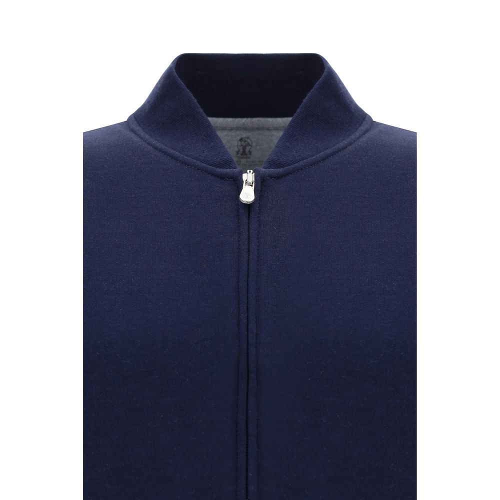 Blue Cotton Sweatshirt