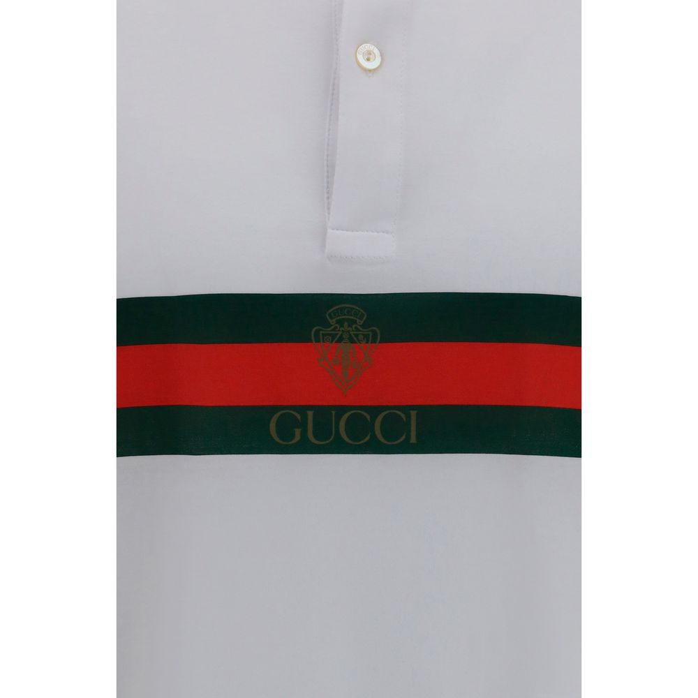 White Cotton Polo Shirt