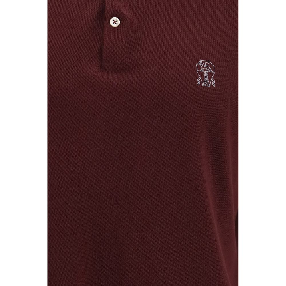 Bordeaux Cotton Polo Shirt