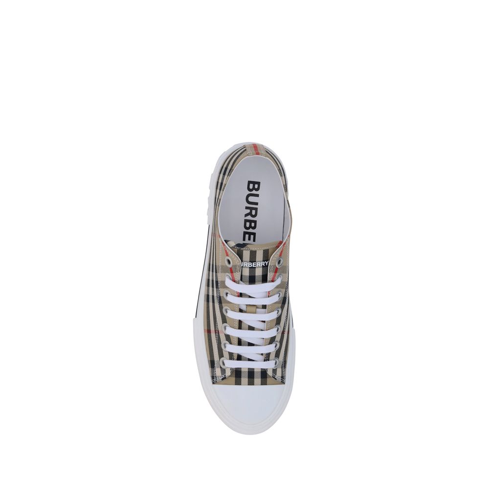 Brown Synthetic Low Top Sneakers