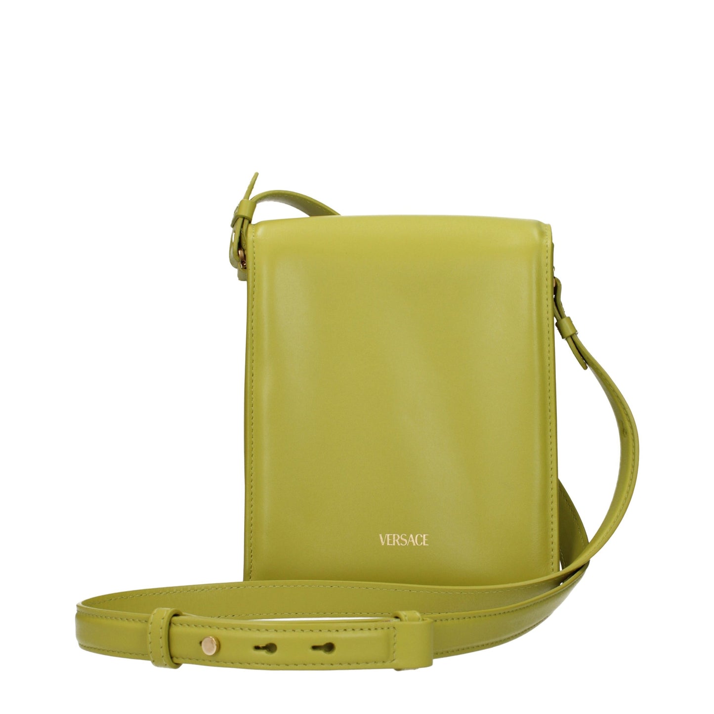 Green Leather Crossbody Bag