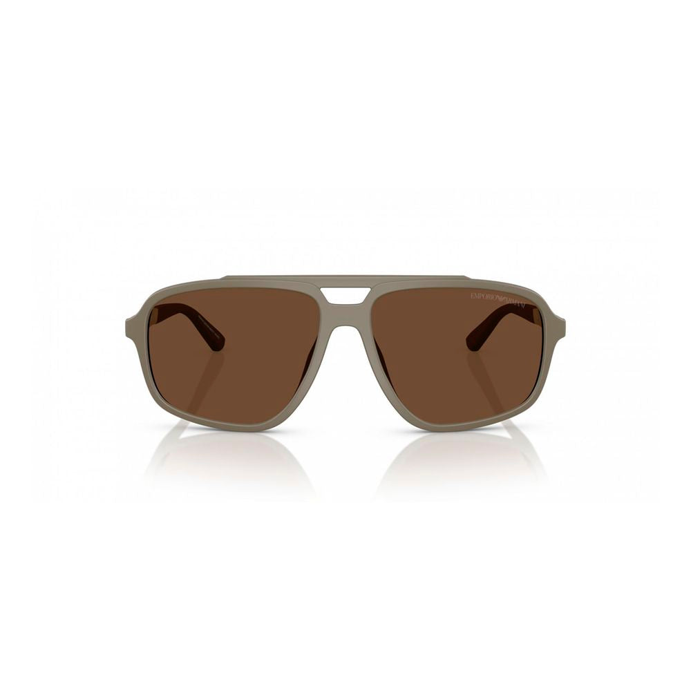 Beige Injected Sunglasses