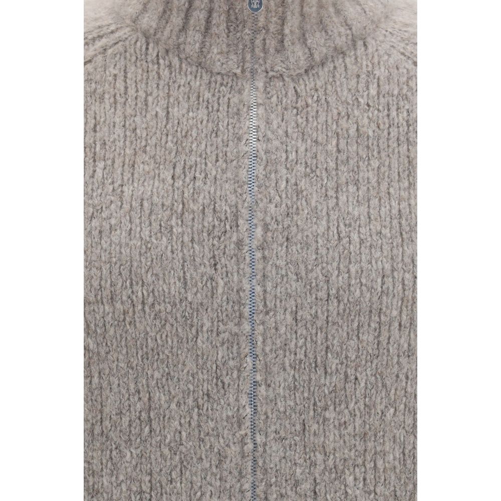 Gray Cashmere Cardigan
