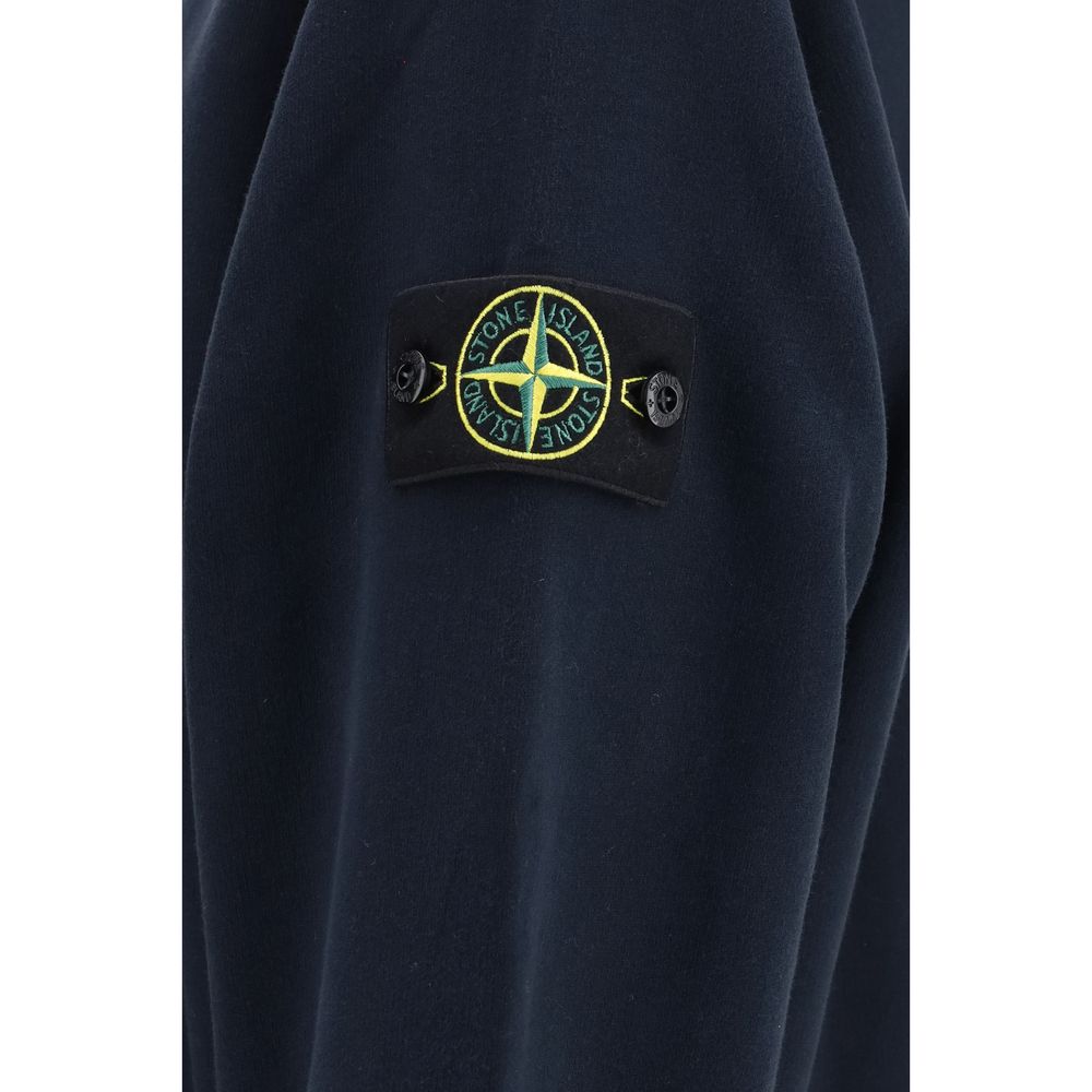 Blue Cotton Sweatshirt