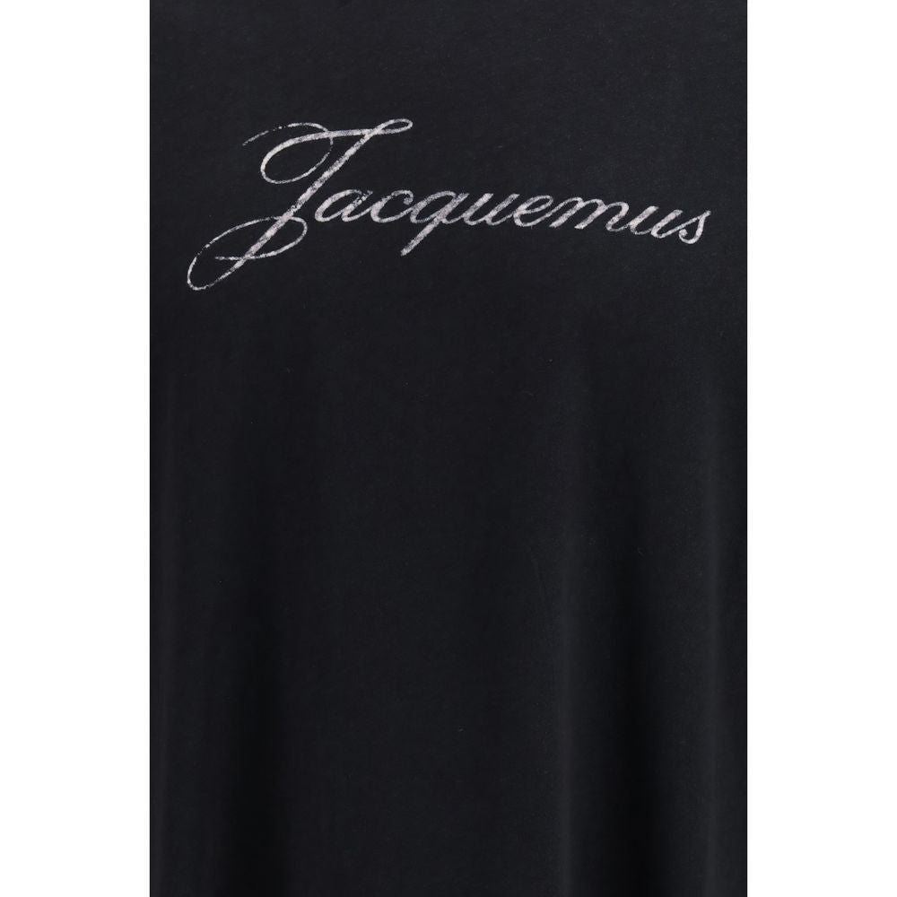 Black Cotton Long Sleeve T-Shirt