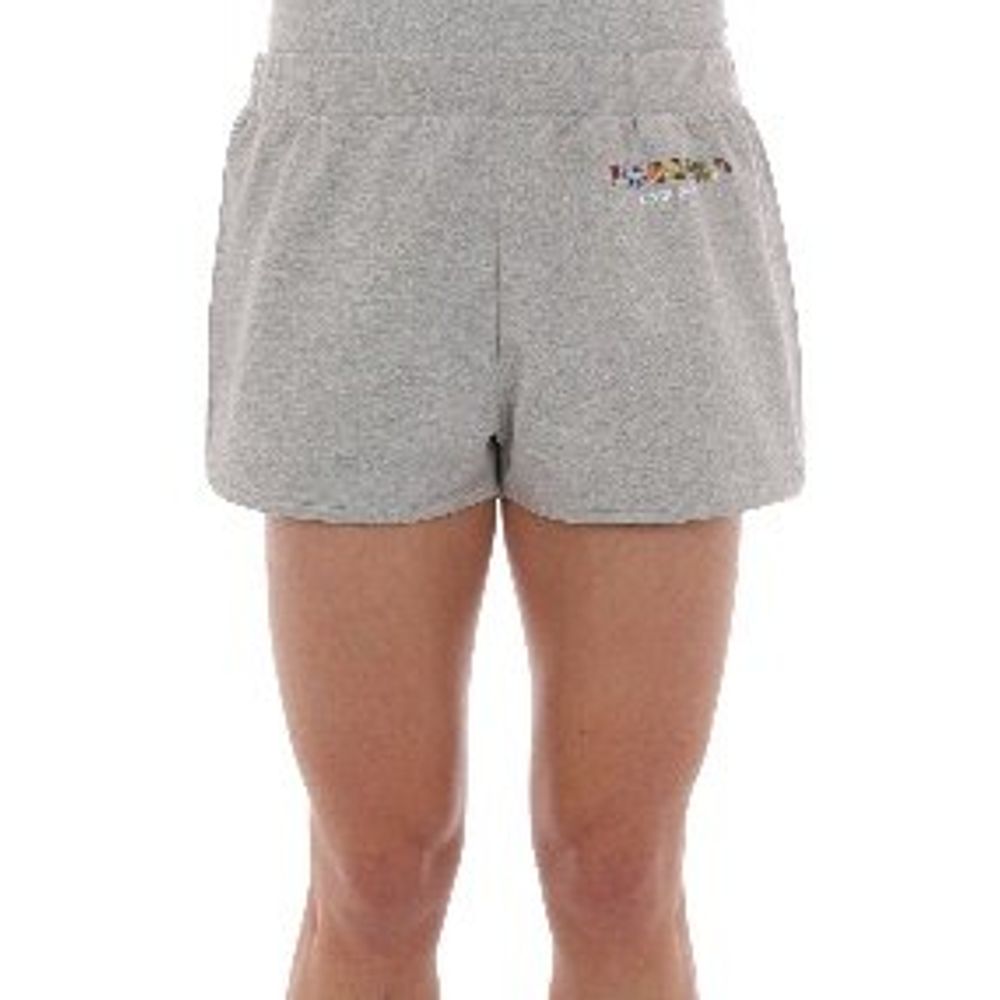 Gray Cotton Bermuda Shorts
