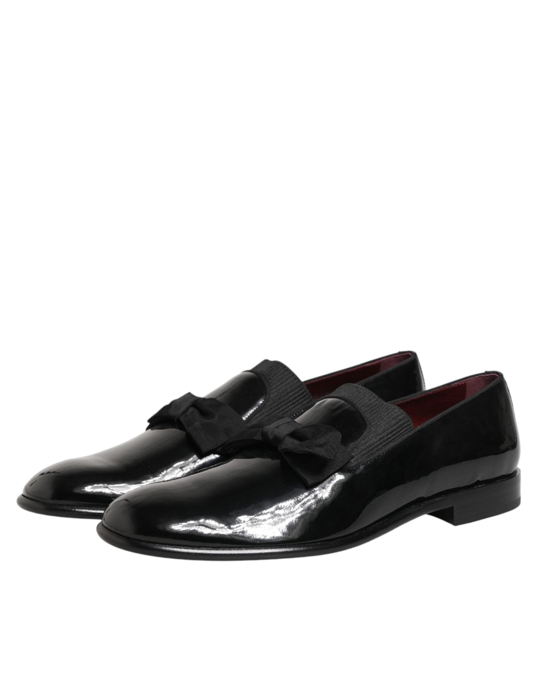Timeless Sophistication: Dolce & Gabbana Black Leather Slip-On Dress Loafers