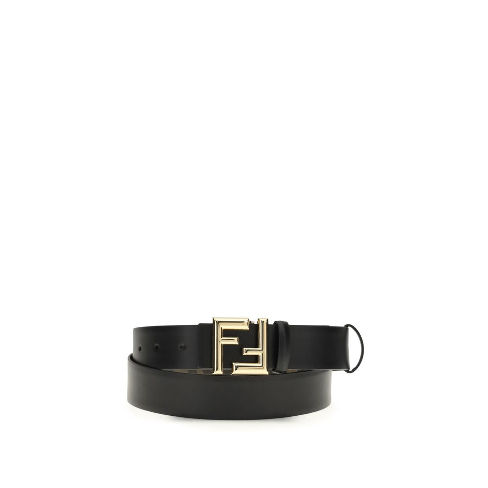 Calfskin Reversible Belt by Fendi