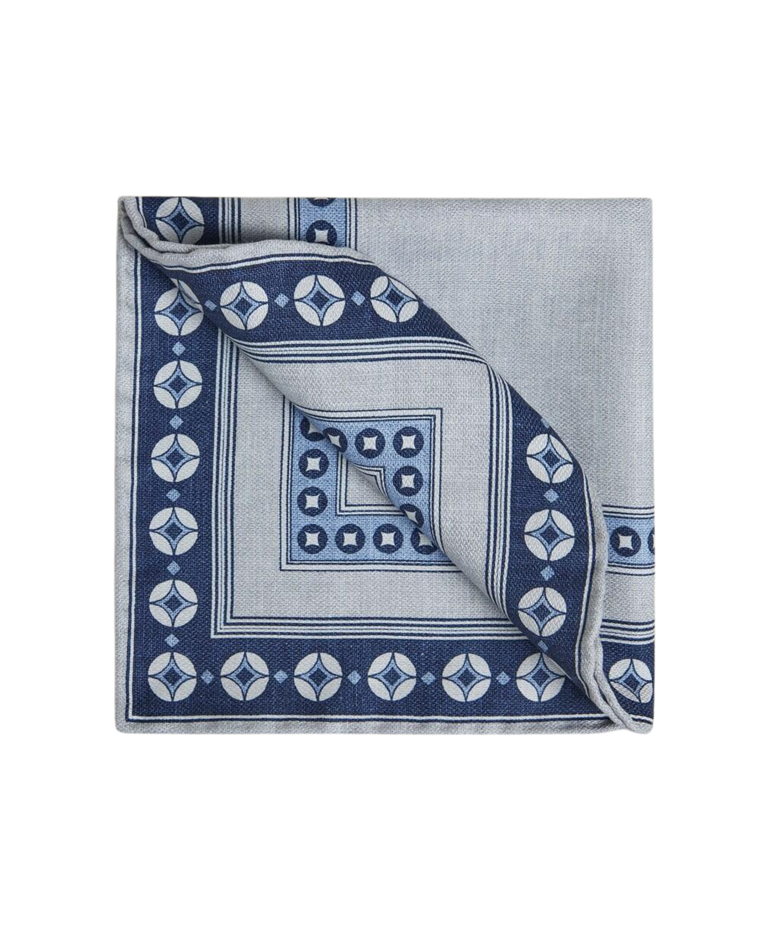 Bicolor Silk Pocket Square