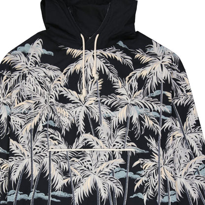 Black Cotton Pattern Shirt