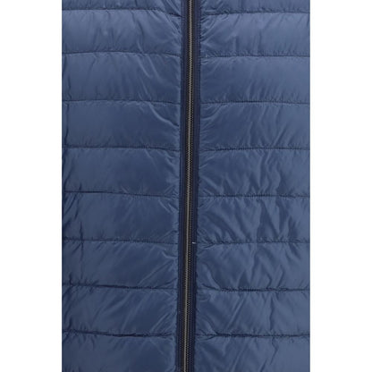 White Polyamide Sleveless Jacket