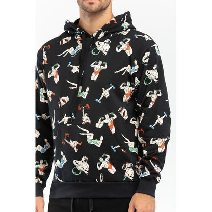Black Cotton Sweatshirt