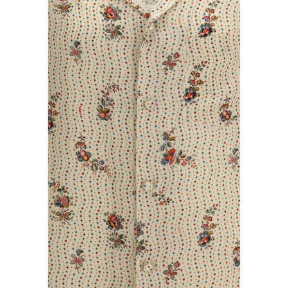 Multicolor Silk Pattern Shirt