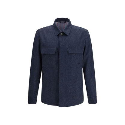 Blue Wool Oves Aries Jacket