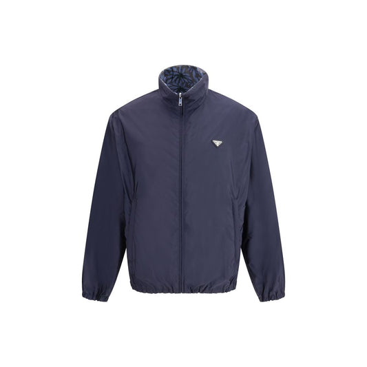 Blue Recycled Polyamide Shell Jacket