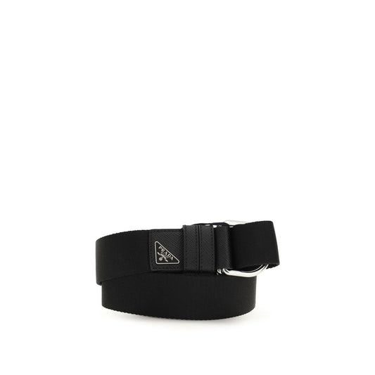 Black Nylon Regular Belt
