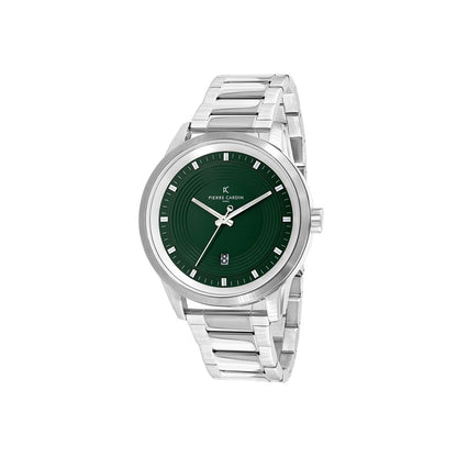 Gray Stainless Steel Dress Watch