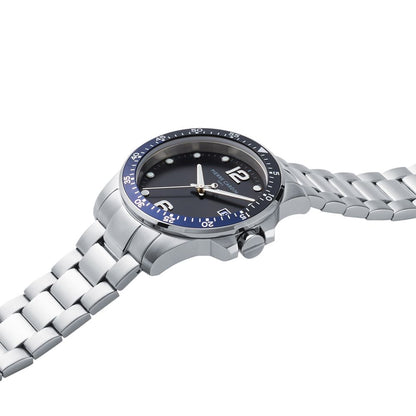 Gray Stainless Steel Dress Watch