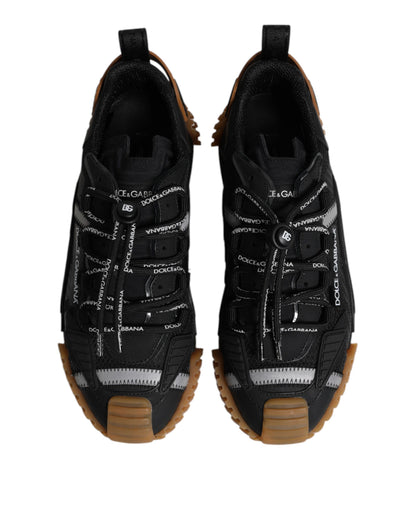 Black Logo Lace Up Low Top NS1 Sneakers Shoes