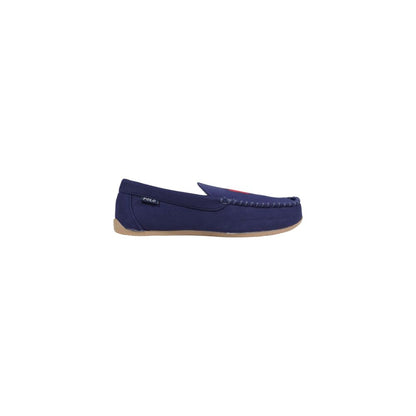 Blue Textile Slippers