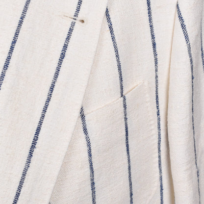 Bicolor Linen Blazer