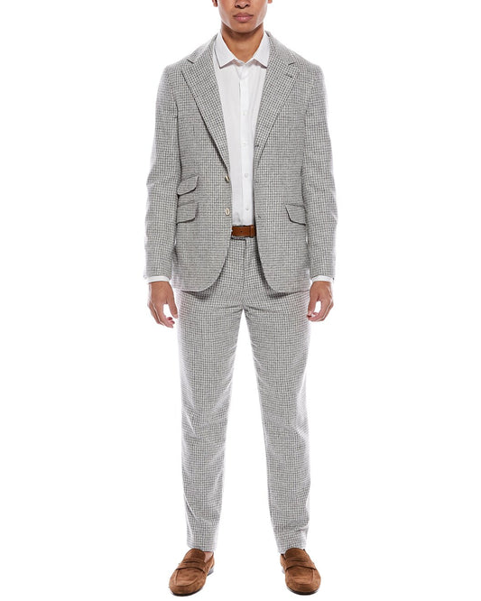 Pearl Leather Two-Piece Suit