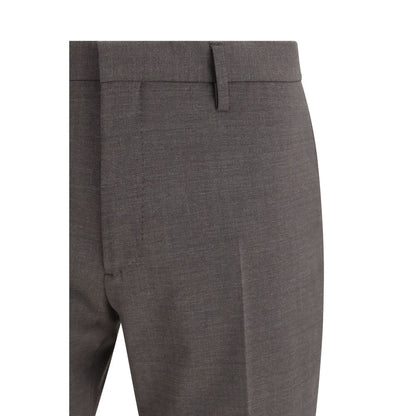 Gray Wool Two-Piece Suit