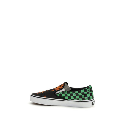 Multicolor Cotton Low Top Sneakers