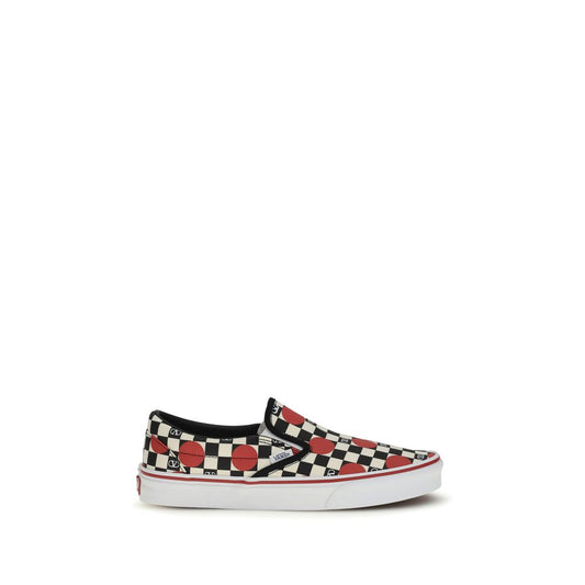 Multicolor Cotton Low Top Sneakers