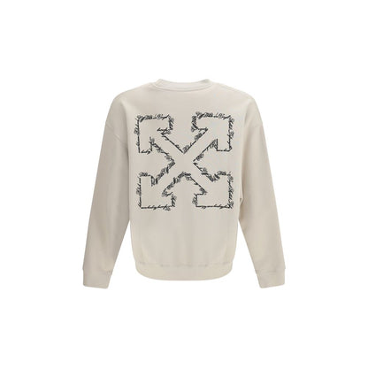 Beige Cotton Sweatshirt