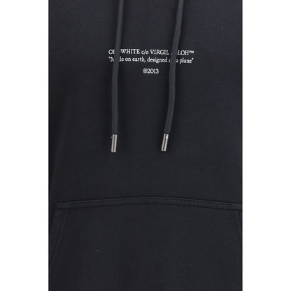 Black Cotton Sweatshirt