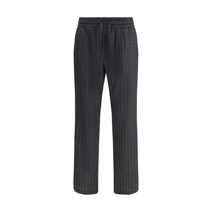Gray Wool Oves Aries Casual Pants