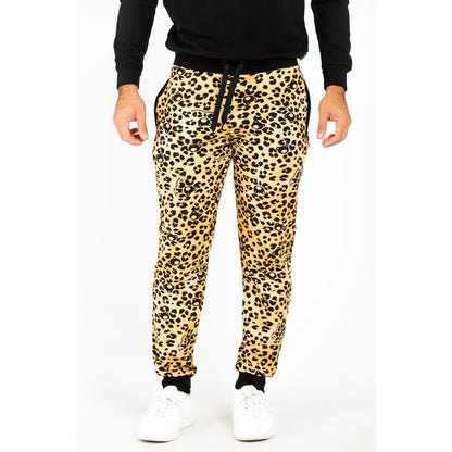 Multicolor Cotton Casual Pants