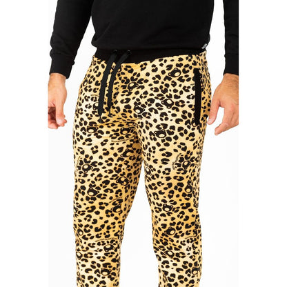 Multicolor Cotton Casual Pants