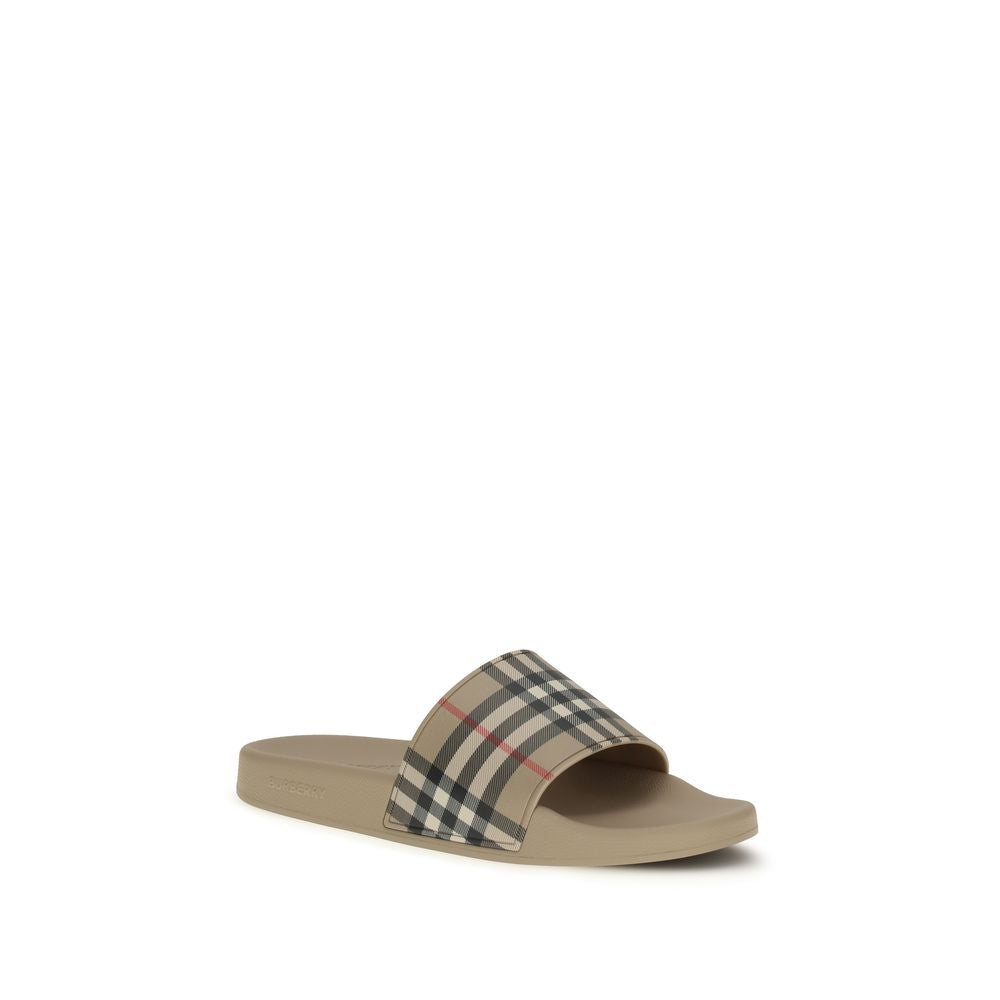 Beige Rubber Sandals