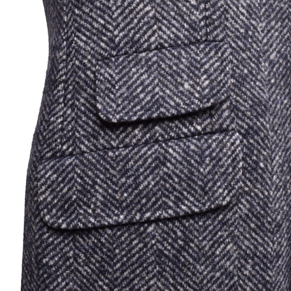 Blue Wool Coat