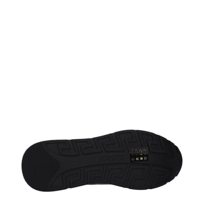 Black Leather Low Top Sneakers