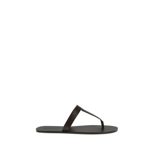 Brown Calf Leather Bos Taurus Sandals