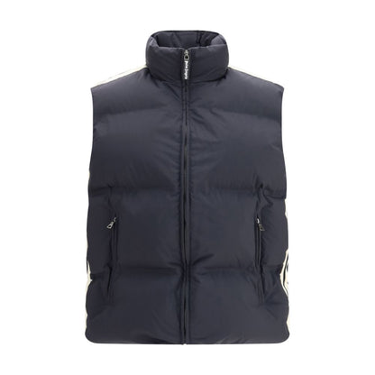 Black Polyamide Sleeveless Jacket