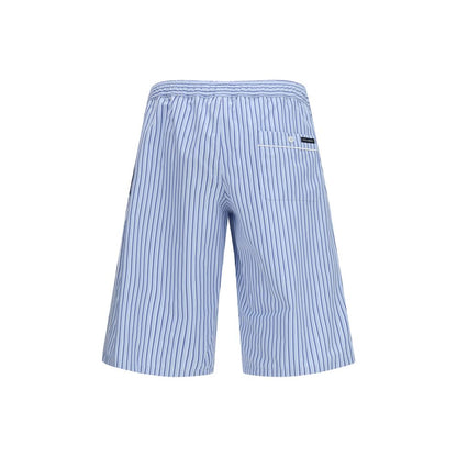 Multicolor Cotton Bermuda Shorts