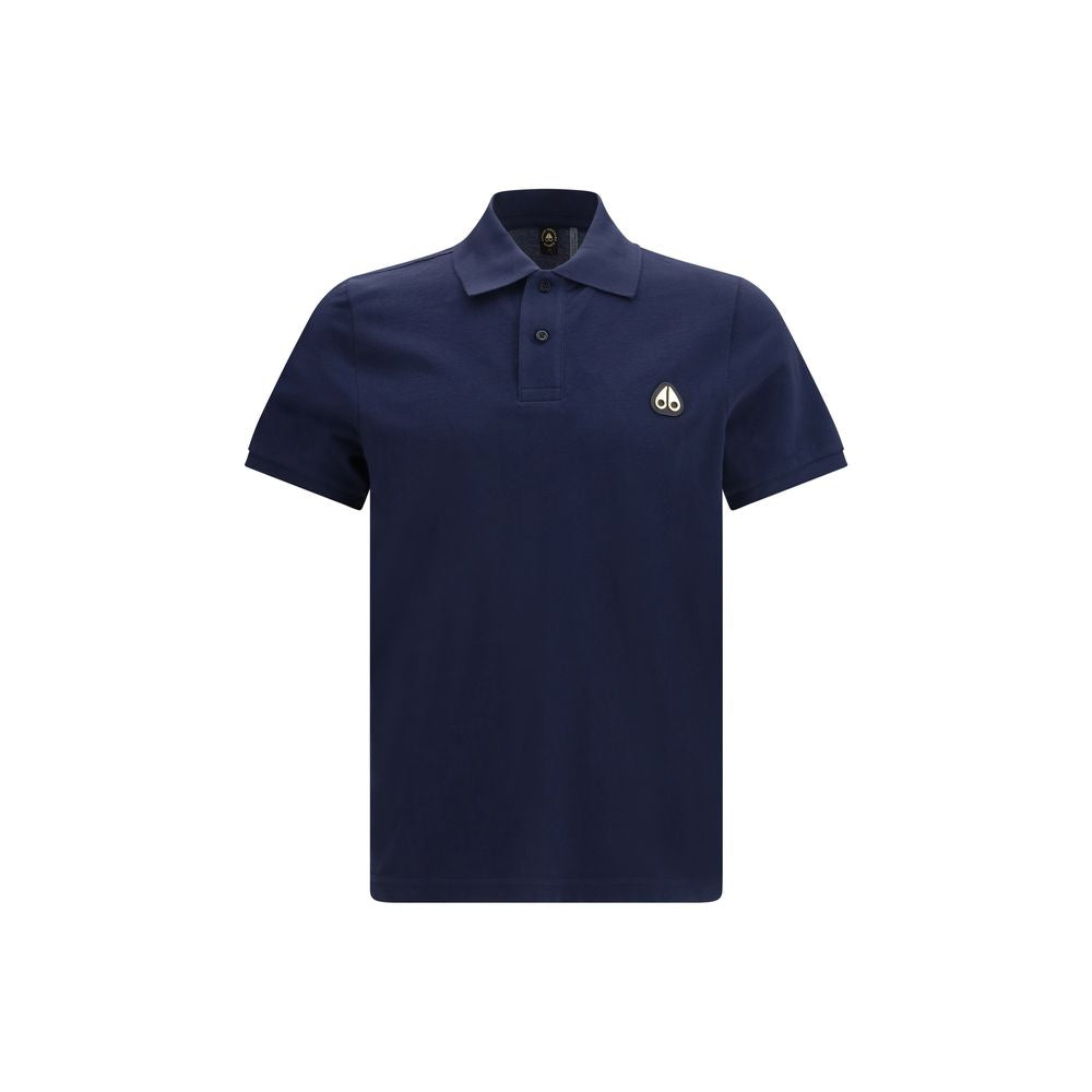 Blue Cotton Polo Shirt