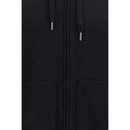 Black Cotton Sweatshirt
