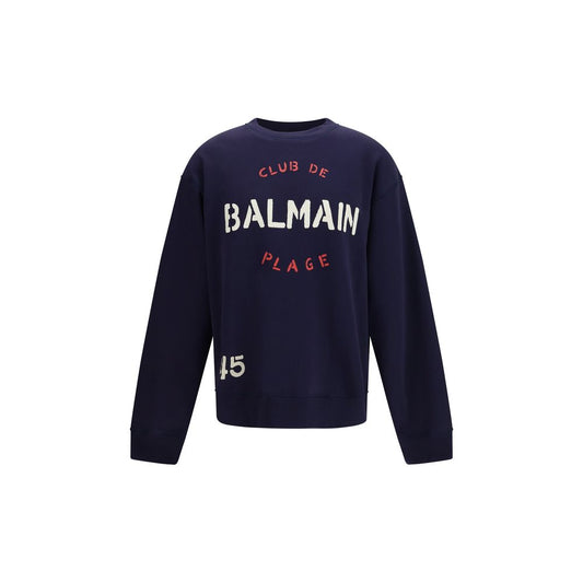 Blue Cotton Sweatshirt