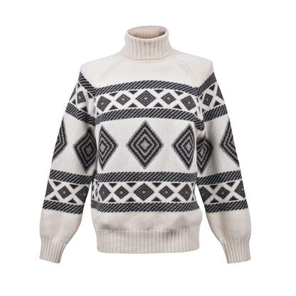 Bicolor Cashmere Sweater