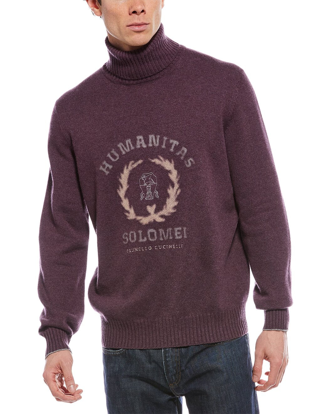 Brown Cashmere Turtleneck