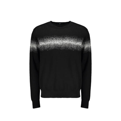 Black Cotton Sweatshirt