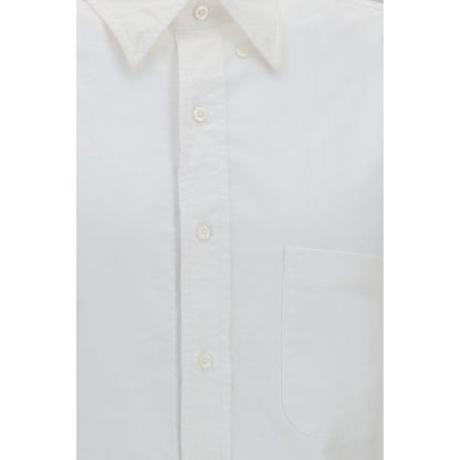 White Cotton Shortsleeve Shirt